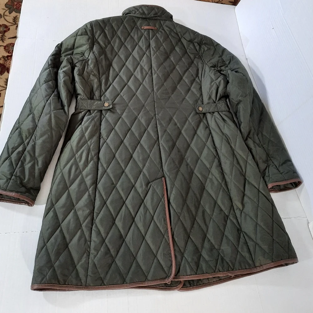 Lauren Ralph Lauren Long Quilted Coat - Picture 6 of 8